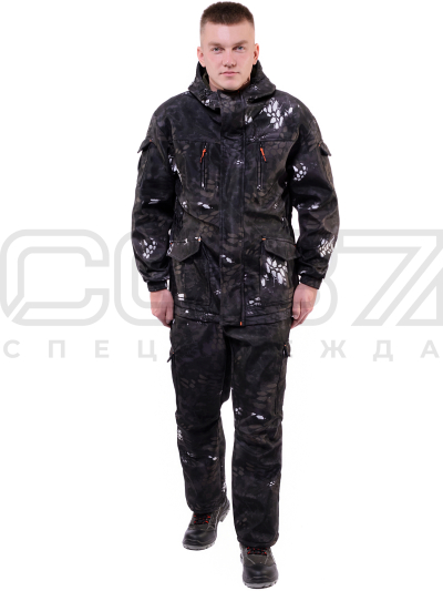 Костюм демисезонный Тайфун цв.кмф питон тк.полофлис 1